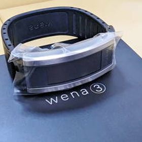 SONY wena 3 スマートウォッチ メインユニット未使用品 WNW-21A rubber Black