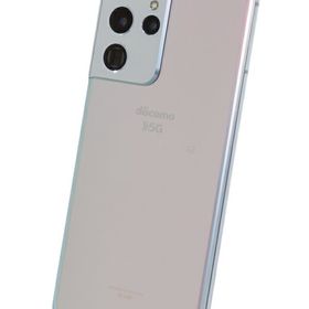 【SAMSUNG】サムスン『Galaxy S21 Ultra 5G 256GB SIMロック解除済 ドコモ ファントムシルバー』SC-52B 2021年4月発売 スマートフォン 1週間保証【中古】