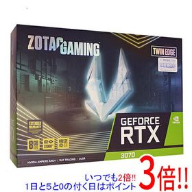 【いつでも2倍！1日と5．0のつく日は3倍！18日も3倍！】【中古】ZOTAC製グラボ GAMING GeForce RTX 3070 Twin Edge ZT-A30700E-10P PCIExp 8GB 元箱あり