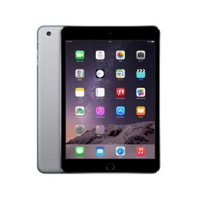 (中古並品) au Apple iPad mini 3 Wi-Fi+Cellular 16GB スペースグレイ MGHV2J/A (安心保証90日/赤ロム永久保証) iPadmini3 本体 アイパッド タブレット