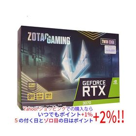 【いつでも+1％！5のつく日とゾロ目の日は+2%！】【中古】ZOTAC製グラボ GAMING GeForce RTX 3070 Twin Edge ZT-A30700E-10P PCIExp 8GB 元箱あり [管理:1050018