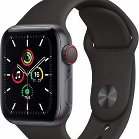 Apple Watch SE Cellular 40mm スペースグレイアルミニウムケース ブラックスポーツバンド 箱付き
