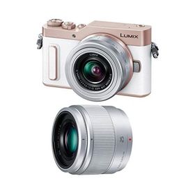 パナソニック ミラーレス一眼カメラ ルミックス GF10 ダブルレンズキット 標準ズームレンズ/単焦点レンズ付属 ホワイト DC-GF10W-W