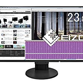 【中古】(非常に良い)EIZO FlexScan 23.8インチ ディスプレイ モニター (フルHD／IPSパネル／ノングレア／ブラック EV2451-RBK
