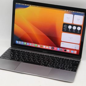 【極美品】MacBook Retina 2017 グレイ 12inch 薄型PC