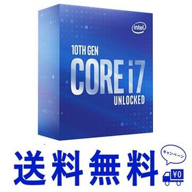 INTEL CPU BX8070110700K Core i7-10700K プロセッサー、3.80GHz(5.10