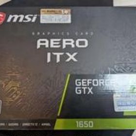 MSI GeForce GTX 1650 AERO ITX 4G 新品¥33,537 中古¥12,500 | 新品