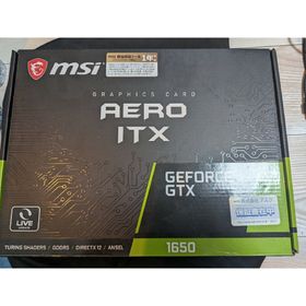 MSI GeForce GTX 1650 AERO ITX 4G 新品¥33,537 中古¥12,500 | 新品