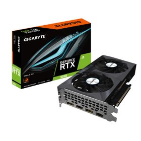Gigabyte NVIDIA GeForce RTX 3050 Eagle グラフィックカード - 8GB GDDR6 128ビット PCI-E 4.0 1777MHz コアクロック DP 1.4 x HDMI 2.1 NVIDIA Ampere - GV-N3050EAGLE-8GD