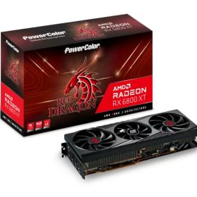 【中古】【未使用・未開封品】PowerColor AMD Radeon RX 6800 XT搭載 グラフィックスカード オリジナルファンモデル RED DRAGON [AXRX 6800XT 16GBD6-3DHR/OC]