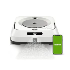ブラーバジェット m6 アイロボット 床拭きロボット 水拭き ロボット掃除機 マッピング Wi-Fi対応 遠隔操作 静音 複数の部屋の清掃可能 m613860 ホワイト Alexa対応