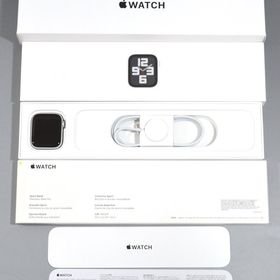 ★元箱付！Apple Watch SE アップルウォッチ 第2世代 GPSモデル 44mm MNK23J/A シルバー ホワイトスポーツバンド 美品！★