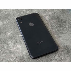 アイフォーン(iPhone)のiPhoneXR 64GB ブラック Apple iphone XR au(スマートフォン本体)