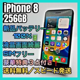 43iPhone 8 スペースグレイ 256 GB SIMフリー本体