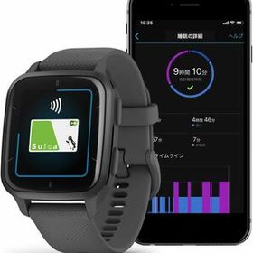 新品 Garmin ガーミン Venu Sq 2 スマートウォッチ Music保存機能 有/無 Suica 対応/睡眠分析/ストレス値/BodyBattery Shadow Gray/Slate