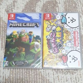 マイクラSwitchソフト【新品未開封品2本セット】 新品・未開封】Minecraft マインクラフト スイッチSwitch ソフト