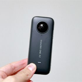 インスタスリーシックスティ(insta360)のinsta360 one x2、消える棒(ビデオカメラ)
