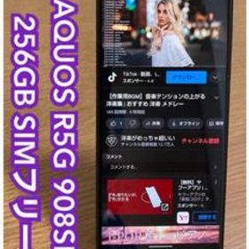 SH-51A AQUOS R5G ブラックレイ SIMフリー 本体 ドコモ スマホ