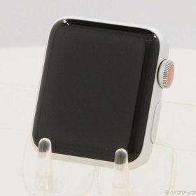 〔中古〕Apple(アップル) Apple Watch Series 3 GPS + Cellular 38mm シルバーアルミニウムケース バンド無し〔384-ud〕