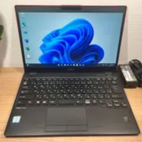 希少赤〉0921 富士通 LIFEBOOK U939/B８GB / SSD 256GB 第8世代 Win11 Office 極軽