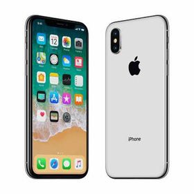 アップル(Apple)のiPhone X 256GB - シルバー SIMフリー(スマートフォン本体)