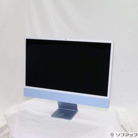 iMac 24-inch Mid 2021 MGPK3J／A Apple M1 8コアCPU_8コアGPU 8GB SSD256GB ブルー