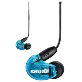 【ポイント10倍】 SHURE イヤホン・ヘッドホン AONIC 215 Special Edition SE215DYBL+UNI-A [トランスルーセントブルー] [タイプ：カナル型 駆動方式：ダイナミック型] 【P10倍】