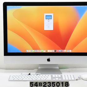 Apple iMac Retina 5K 27インチ 2017 A1419 Core i7 7700K 4.2GHz/32GB/1TB(FusionDrive)/27W/5K(5120x2880)/Radeon Pro 575【中古】【20231124】
