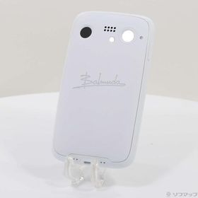 〔中古〕BALMUDA BALMUDA Phone 128GB ホワイト BMSAA2 SoftBank 〔ネットワーク利用制限▲〕〔297-ud〕