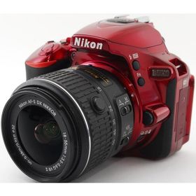 ニコン デジタル一眼 Nikon D5500 レンズキット レッド 中古 新品SDカード付き Wi-Fi搭載 届いてすぐに使える