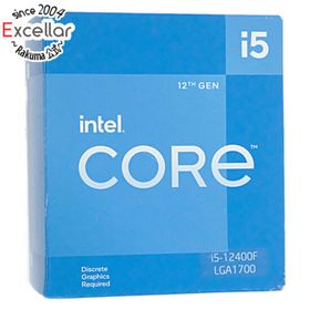 インテル(intel)のCore i5 12400F 2.5GHz LGA1700 65W SRL5Z(PCパーツ)