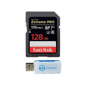 特別価格SanDisk 128GB SDXC SD Extreme Pro Memory Card Works with Canon EOS 77D, 80D, 70D, 6D, 60D Digital DSLR Camera 4K A2 (SDSDXXG-128G-GN4I並行輸入