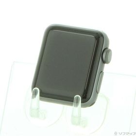 〔中古〕Apple(アップル) Apple Watch Series 3 GPS 38mm スペースグレイアルミニウムケース バンド無し〔196-ud〕