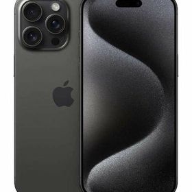 【中古】【安心保証】 iPhone15 Pro[128GB] docomo MTU73J ブラックチタニウム