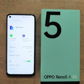 オッポ(OPPO)のOPPO Reno5 A シルバーブラック 128 GB Y!mobile(スマートフォン本体)