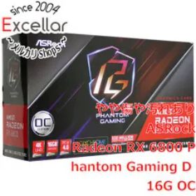 [bn:11] ASRock製グラボ Radeon RX 6800 Phantom Gaming D 16G OC PCIExp 16GB 元箱あり