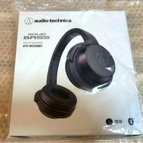【極美品】オーディオテクニカ ATHーWS330BT BK ワイヤレスヘッドホン(ヘッドフォン/イヤフォン)