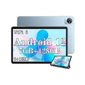 Blackview Tablet Android 12 Tab 8 WiFi Tablets 10 Inch 7GB RAM+128GB/1TB ROM Quad Core Processor 6580mAh 8+13MP WiFi 6 BT 5.0 GMS GPS Blue