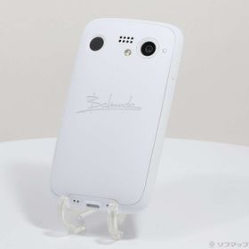 ネット 【美品】BALMUDA Phone White バミューダ フォン 白 - スマホ