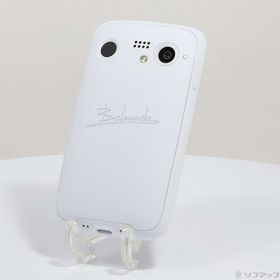 新色追加 【美品】BALMUDA Phone White バミューダ フォン 白 - スマホ