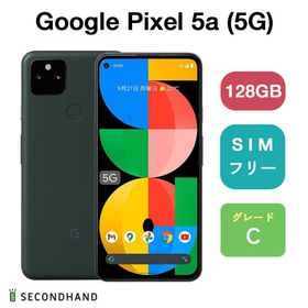 Google Pixel 5a (5G) 128GB G4S1M Mostly Black ブラック ややキズあり グーグルピクセル スマホ 本体 1年保証