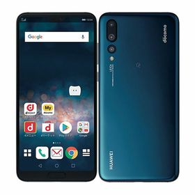 【中古】【安心保証】 HUAWEI P20 Pro HW-01K[128GB] docomo ミッドナイトブルー