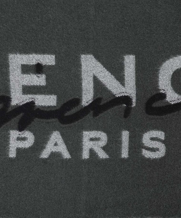 지방시 남성 스카프 Givenchy GV4518 J3036 PARIS SIGNATURE Scarf Green_GIVENCHY