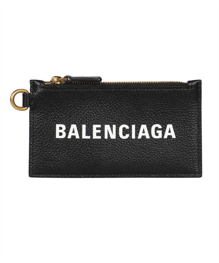 발렌시아가 여성 지갑 Balenciaga 594548 1IZIM CASH ON KEYRING Wallet Black N05 ...