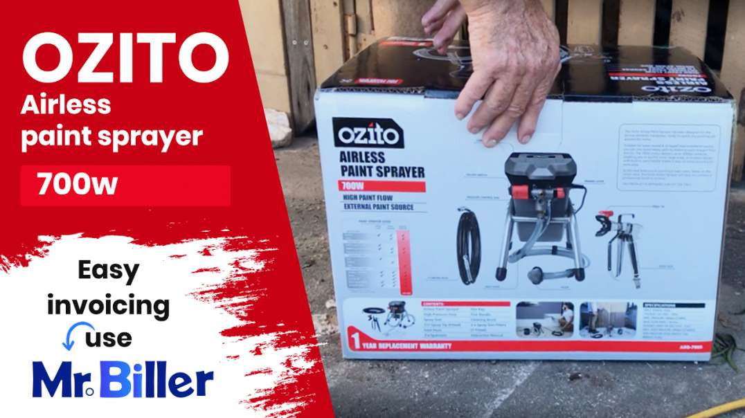 Ozito Airless Paint Sprayer 700W Review