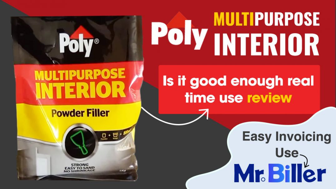 Poly Multipurpose Filler - Real time use