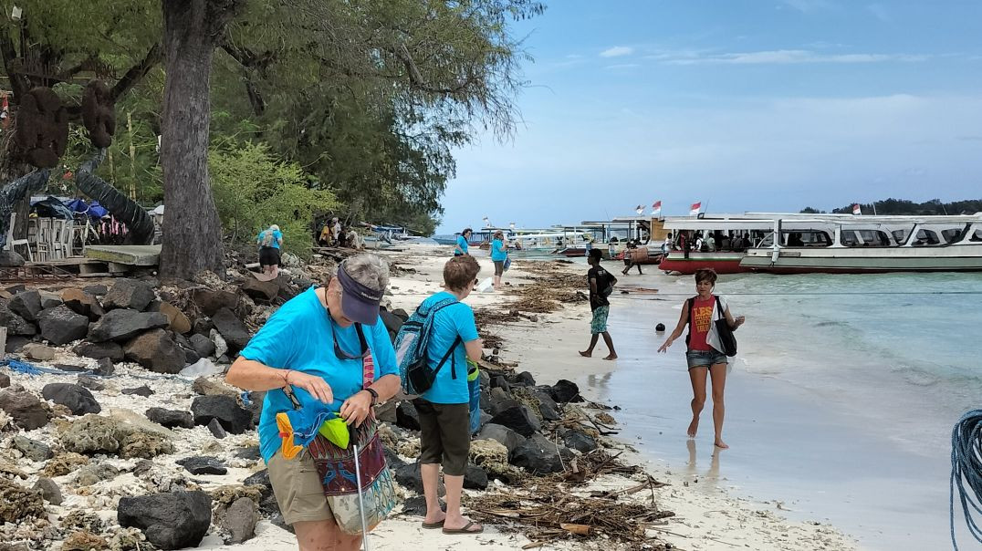 Chasin Clean Coasts Brand Audit and Beach Clean with Gili Eco Trust