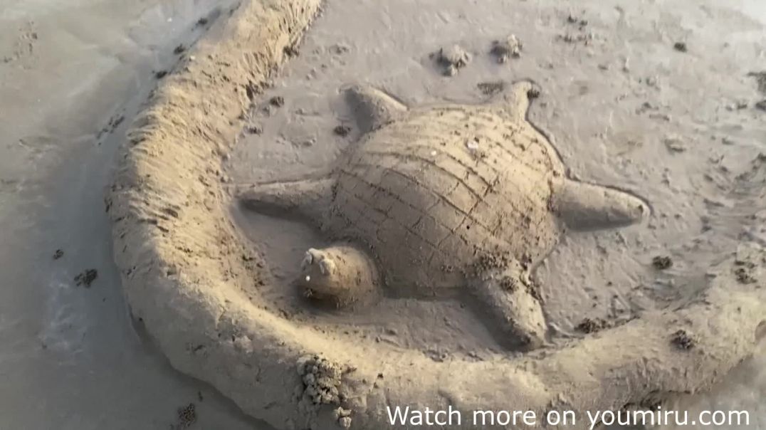 Best  Beach Sand Art on Bargara beach