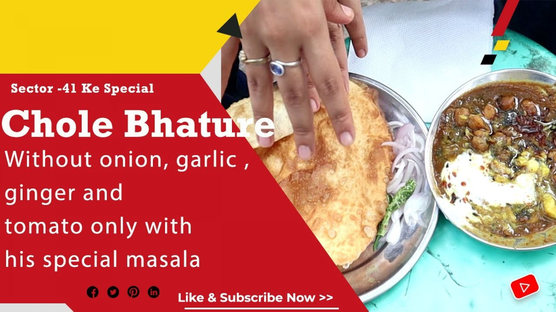 Punjabi Chole Bhature Sector 41 Chandigarh #letsgolocal