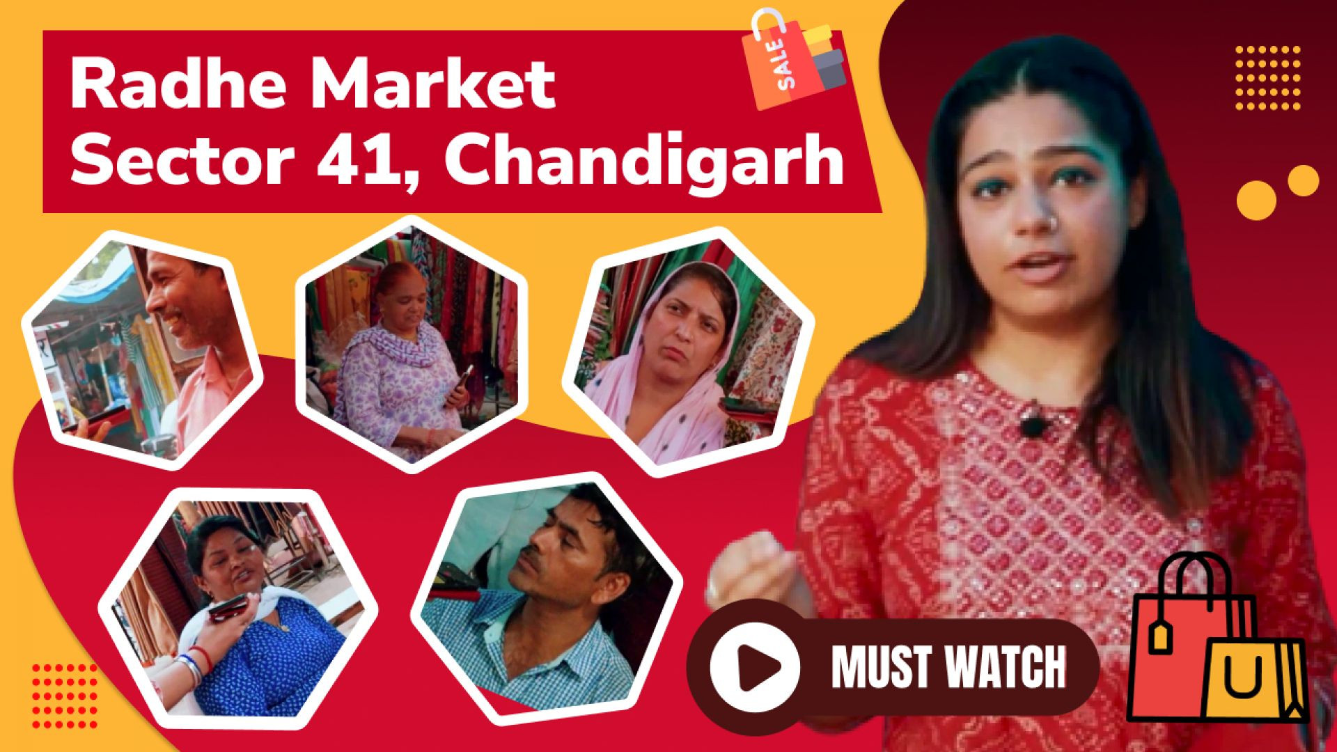 Local value for money shopping - Radhe Market Sector 41, Chandigarh |  S01E09 #letsgolocal